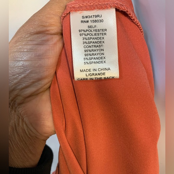 Love Tree Women’s Watermelon Long Sleeve Bodysuit - Picture 4 of 5